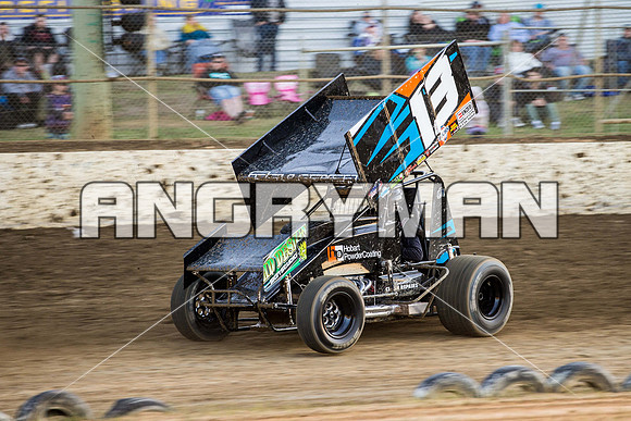 sprintcar 13 T13 Chris Gallagher - 3 - Latrobe - 24th Oct 2015-9