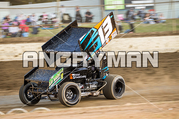sprintcar 13 T13 Chris Gallagher - 3 - Latrobe - 24th Oct 2015-12