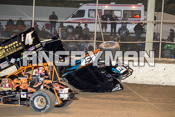 sprintcar 13 T13 Chris Gallagher - 3 - Latrobe - 24th Oct 2015-18