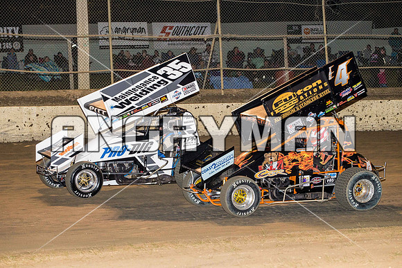 sprintcar 35 t35 Bruce Pitt - 3 - Latrobe - 24th Oct 2015-24