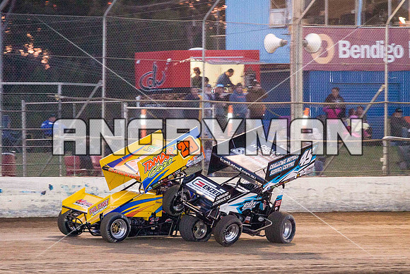 sprintcar 45 t45 Kurt Luttrell - 3 - Latrobe - 24th Oct 2015-11