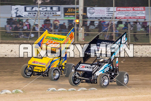 sprintcar 45 t45 Kurt Luttrell - 3 - Latrobe - 24th Oct 2015-12