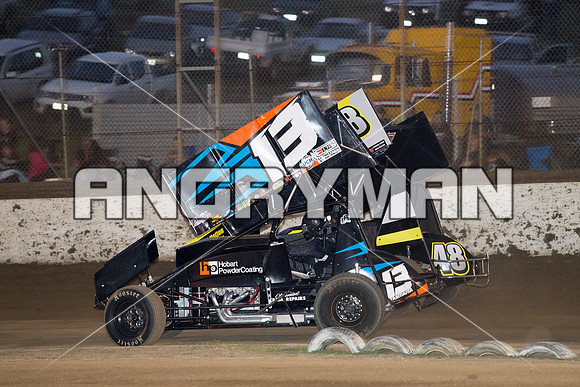 sprintcar 13 T13 Chris Gallagher - 4 - Hobart - 30th Oct 2015-7