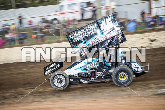 sprintcar 45 t45 Kurt Luttrell - 22 - Latrobe - 27th Feb 2016-10