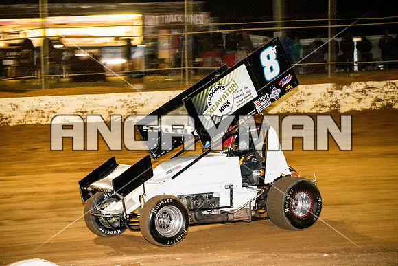 sprintcar 8 t8 Curt Smith - 21 - Carrick - 20th Feb 2016-7