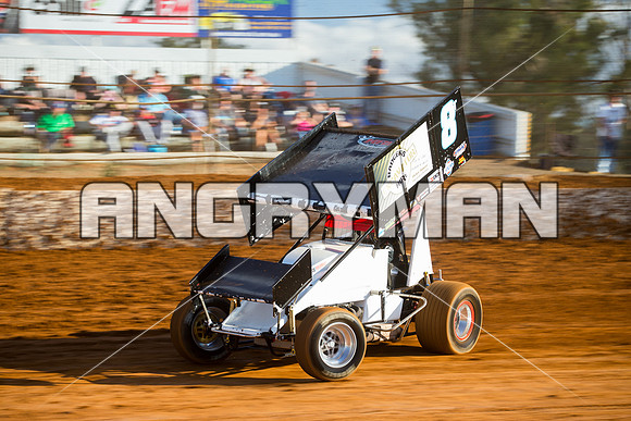 sprintcar 8 t8 Curt Smith - 21 - Carrick - 20th Feb 2016-2