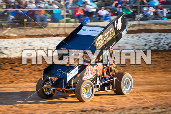 sprintcar 4 t4 Gerry Hoekstra - 21 - Carrick - 20th Feb 2016-4