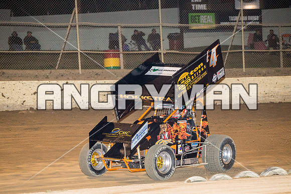 sprintcar 4 t4 Gerry Hoekstra - 14 - Latrobe - 15th Jan 2016-11