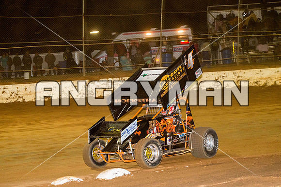 sprintcar 4 t4 Gerry Hoekstra - 21 - Carrick - 20th Feb 2016-18