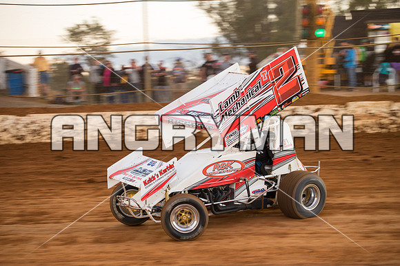 sprintcar 2 t2 Scott Bissett - 21 - Carrick - 20th Feb 2016-7