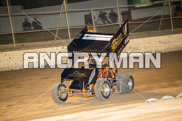 sprintcar 4 t4 Gerry Hoekstra - 14 - Latrobe - 15th Jan 2016-13