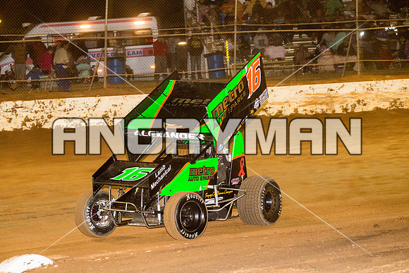 sprintcar 16 t16 Adam Alexander - 21 - Carrick - 20th Feb 2016-10