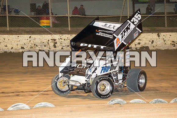 sprintcar 35 t35 Bruce Pitt - 22 - Latrobe - 27th Feb 2016-12