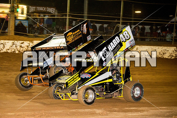 sprintcar 4 t4 Gerry Hoekstra - 21 - Carrick - 20th Feb 2016-11