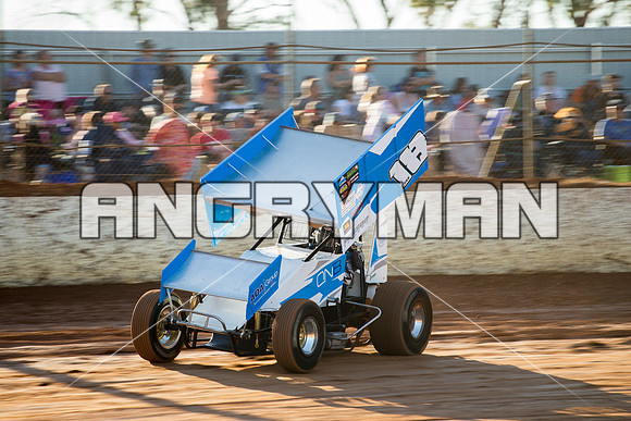 sprintcar 18 t18 jamie oneill - 21 - Carrick - 20th Feb 2016-3
