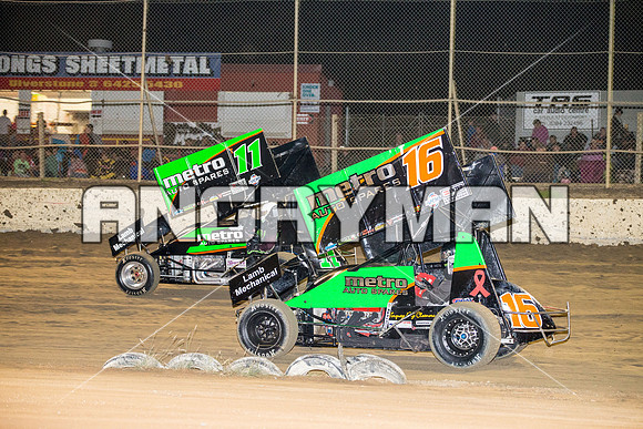 sprintcar 16 t16 Adam Alexander - 22 - Latrobe - 27th Feb 2016-9