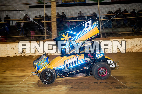 sprintcar 9 t9 chris johns - 21 - Carrick - 20th Feb 2016-19