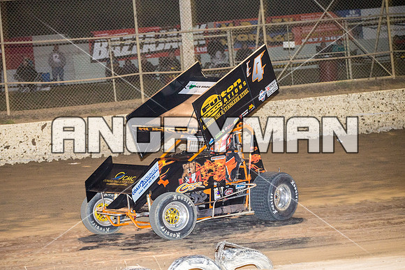 sprintcar 4 t4 Gerry Hoekstra - 14 - Latrobe - 15th Jan 2016-21