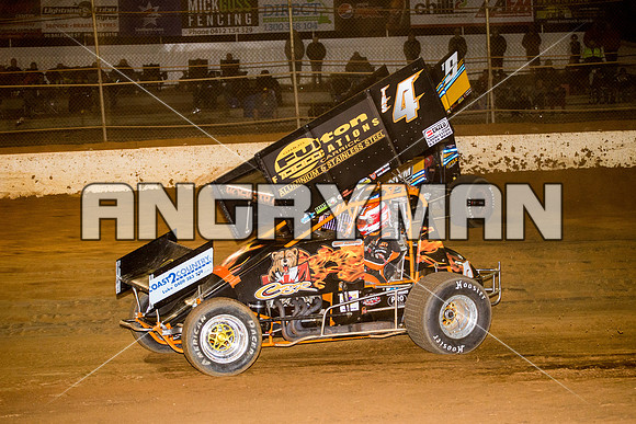 sprintcar 4 t4 Gerry Hoekstra - 21 - Carrick - 20th Feb 2016-21