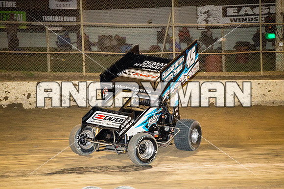 sprintcar 45 t45 Kurt Luttrell - 22 - Latrobe - 27th Feb 2016-12