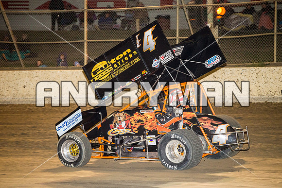 sprintcar 4 t4 Gerry Hoekstra - 14 - Latrobe - 15th Jan 2016-19