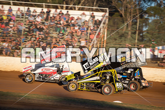 sprintcar 2 t2 Scott Bissett - 21 - Carrick - 20th Feb 2016-3