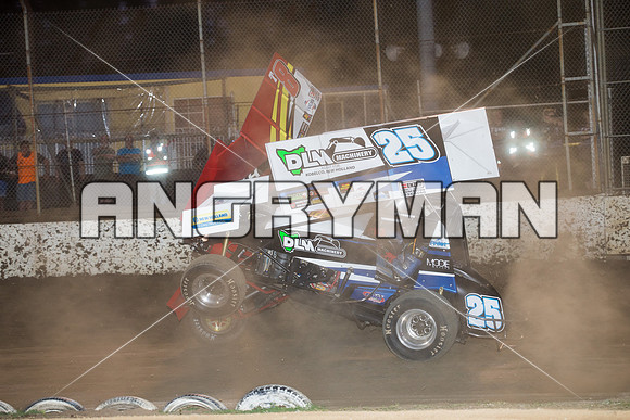 sprintcar 25 t25 anthony frost - 4 - Hobart - 30th Oct 2015-7