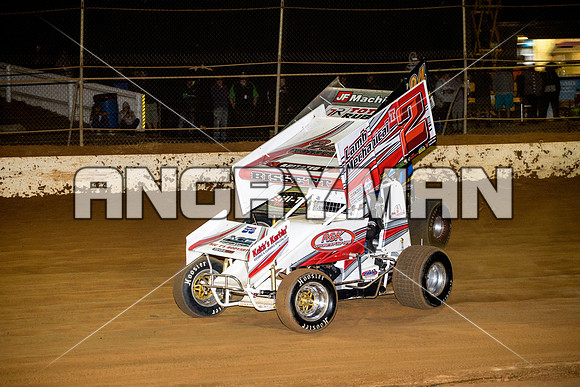 sprintcar 2 t2 Scott Bissett - 21 - Carrick - 20th Feb 2016-9