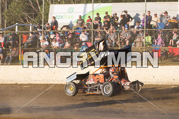 sprintcar 4 t4 Gerry Hoekstra - 9 - Latrobe - 27th Dec 2015-12