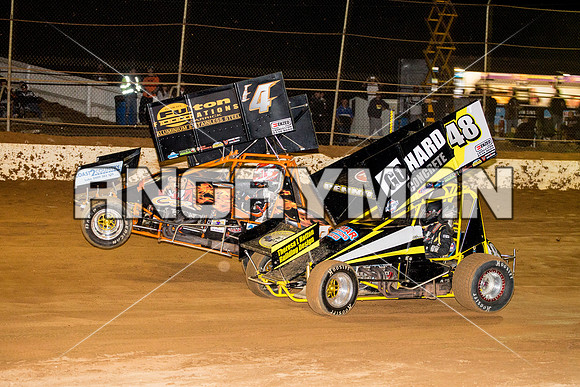 sprintcar 4 t4 Gerry Hoekstra - 21 - Carrick - 20th Feb 2016-13