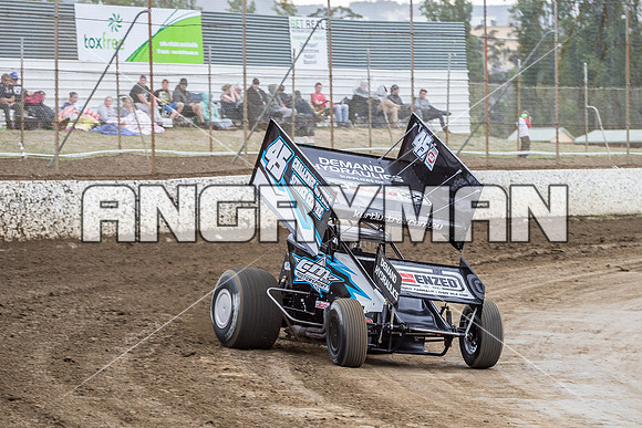 sprintcar 45 t45 Kurt Luttrell - 4 - Hobart - 30th Oct 2015
