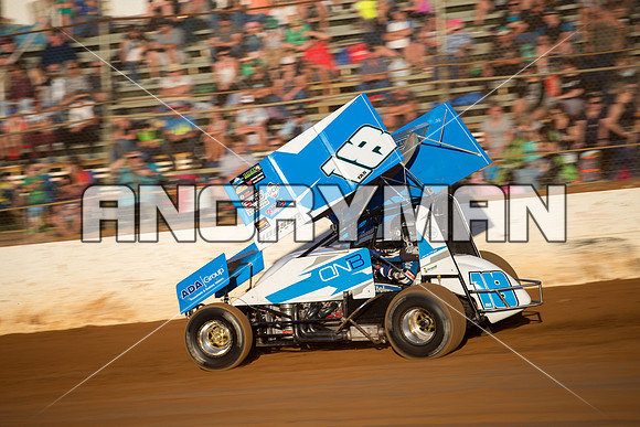 sprintcar 18 t18 jamie oneill - 21 - Carrick - 20th Feb 2016-8