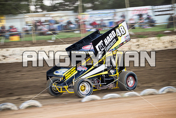 sprintcar 48 t48 Nick Penno - 22 - Latrobe - 27th Feb 2016-9