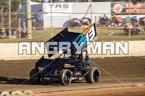 sprintcar 13 T13 Chris Gallagher - 14 - Latrobe - 15th Jan 2016-2