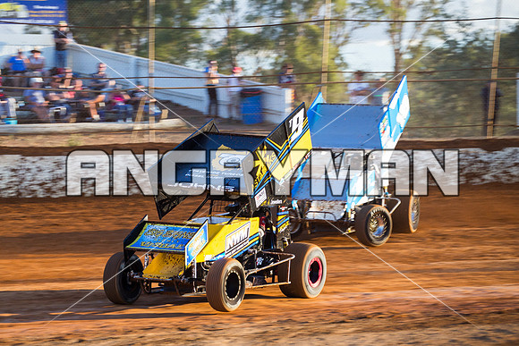 sprintcar 9 t9 chris johns - 21 - Carrick - 20th Feb 2016-3