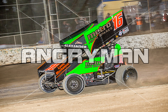 sprintcar 16 t16 Adam Alexander - 4 - Hobart - 30th Oct 2015-11