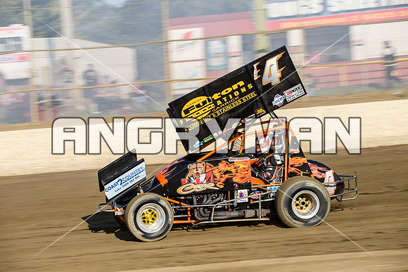 sprintcar 4 t4 Gerry Hoekstra - 14 - Latrobe - 15th Jan 2016-6