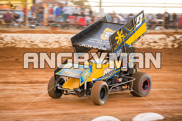 sprintcar 9 t9 chris johns - 21 - Carrick - 20th Feb 2016-12