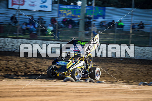 sprintcar 48 t48 Nick Penno - 22 - Latrobe - 27th Feb 2016-5