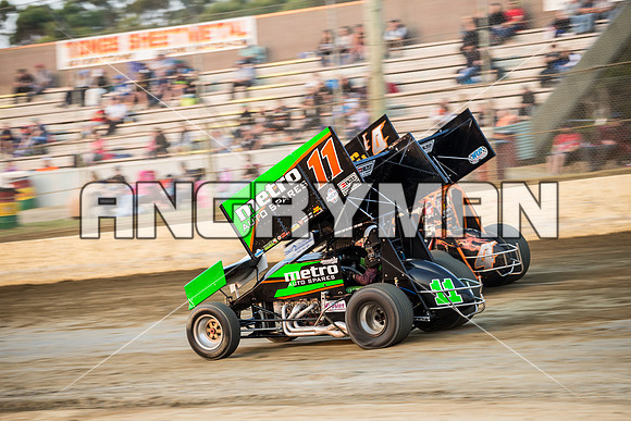 sprintcar 11 t11 Jason Redpath - 15 - Latrobe - 16th Jan 2016-4