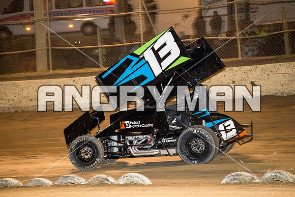 sprintcar 13 T13 Chris Gallagher - 22 - Latrobe - 27th Feb 2016-11