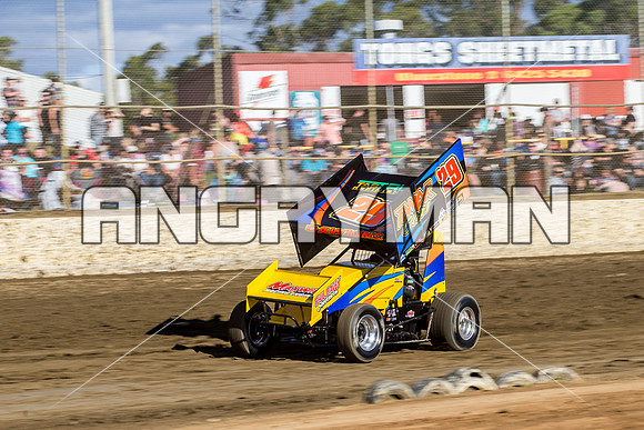 sprintcar 29 t29 Robin Dawkins - 9 - Latrobe - 27th Dec 2015