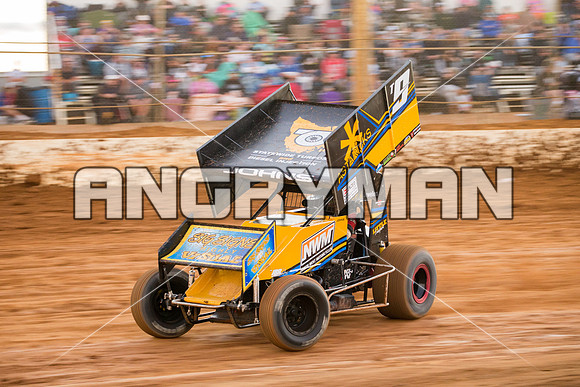 sprintcar 9 t9 chris johns - 21 - Carrick - 20th Feb 2016-9