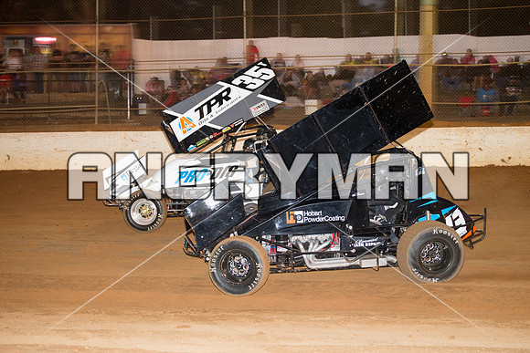 sprintcar 13 T13 Chris Gallagher - 21 - Carrick - 20th Feb 2016-5