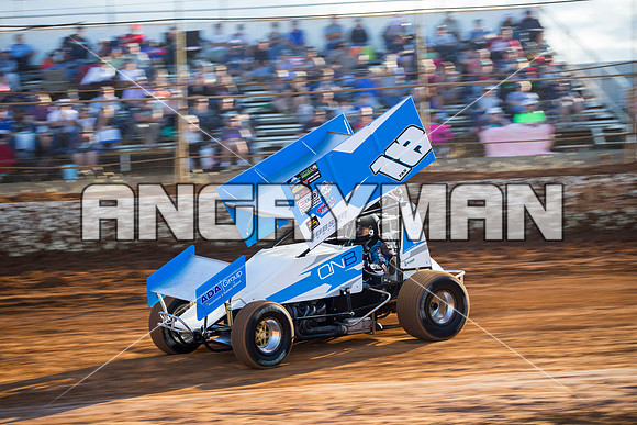 sprintcar 18 t18 jamie oneill - 21 - Carrick - 20th Feb 2016-4