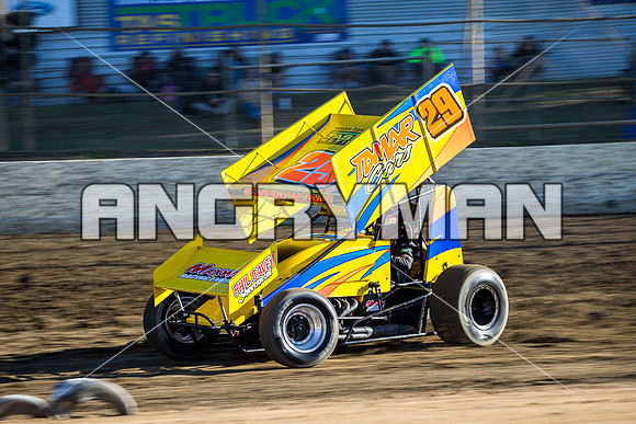 sprintcar 29 t29 Robin Dawkins - 22 - Latrobe - 27th Feb 2016