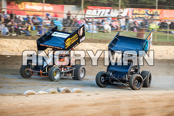 sprintcar 13 T13 Chris Gallagher - 15 - Latrobe - 16th Jan 2016-3