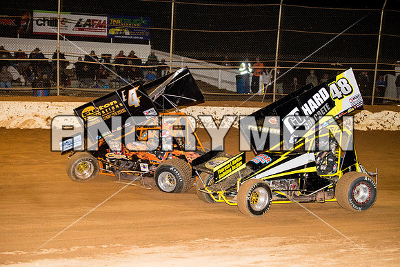 sprintcar 4 t4 Gerry Hoekstra - 21 - Carrick - 20th Feb 2016-14