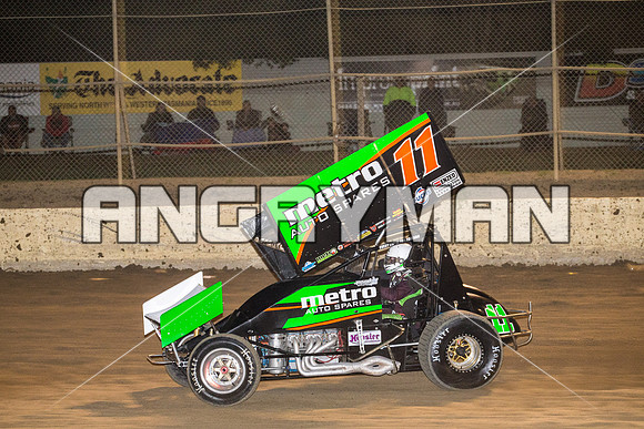 sprintcar 11 t11 Jason Redpath - 14 - Latrobe - 15th Jan 2016-6