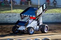sprintcar 8 t8 Curt Smith - 22 - Latrobe - 27th Feb 2016